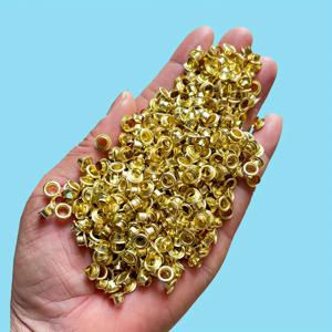 TEMU 300세트 5mm 골드 아일렛 (와셔 포함), 벨트, 신발, 의류 및 공예품 조합에 적합