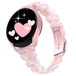 TEMU 20mm 퀵핏 경량 컬러풀 레진 시계 밴드 (삼성 갤럭시 FE/8/7/6/5/4/3용), Garmin Approach S44/S50/S42/S40 & Forerunner 570/165/158/245/645용 조절 가능한 땀 방지 스트랩, Huawei GT3 Pro/GT2 & Amazfit GTS 4용 스포츠 손목 밴드