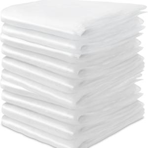 TEMU 10팩 플라스틱 드롭 천 - 9.84x13.1피트 방수 페인트 타프, 페인팅 및 가구 커버용