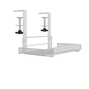 TEMU 1개 컴퓨터 책상용 하부 책상 케이블 정리 랙, 전원 및 네트워크 케이블 정리를 위한 보관 선반, 드릴이 필요 없는 케이블 박스