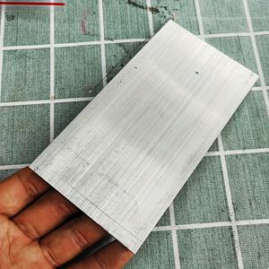 TEMU 1개 6061 알루미늄 합금 판재, 두께 10mm, 폭 80mm, 길이 150mm, 연마되지 않은 밀 피니시, CNC/밀링/선반/연삭 원자재