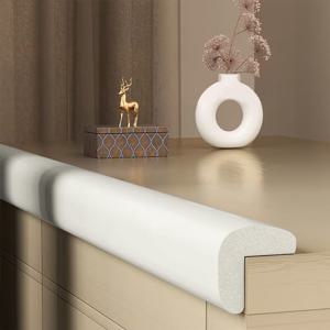 TEMU 2미터 아기 안전 코너 보호대, 무독성 어린이 테이블 가장자리 가드, 벽 및 침대 모서리 충격 방지 폼 접착 스트립