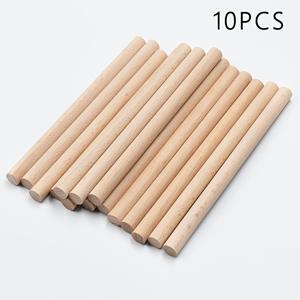 TEMU 25/15/10개입 너도밤나무 막대, 미완성 나무 다웰, 너도밤나무 페그, 직조 태피스트리, 공예, 홈 데코, 야외 장식용 솔리드 나무 막대 (비즈)
