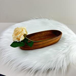 TEMU 가정용 천연 나무 보관 트레이 - 건과일, 간식, 조리 재료 및 신선한 과일 정리함 (비음용)