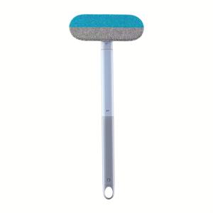 TEMU 3-in-1 애완동물 털 제거 브러시 - 파란색磨耗면, 베이지 및 그레이 청소 패드, 안전한 가구 보호를 위한 인간 중심된 손잡이가 있는 다기능 고양이 및 개 관리 도구, 애완동물 관리 도구, 현대적인 관리 도구, 내구성 있는 플라스틱 손잡이