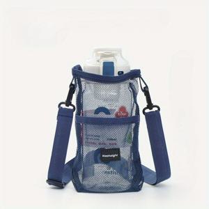 TEMU 물병 슬리브 1개, 휴대용 플라스크 스트랩, 야외용 찻잔 보호 커버, 보온컵 크로스백 휴대폰 파우치, 다기능 컵 슬리브