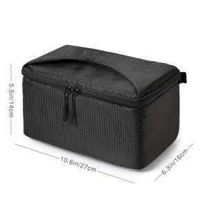 TEMU 사진 촬영용 카메라 장비 (카메라 가방 및 추가 장비 포함), 커버가 있는 휴대용 옵션, 여행용 야외 사진 촬영 가방, DSLR 카메라 보호 보관, 훌륭한 생일 선물이 되는 카메라 가방