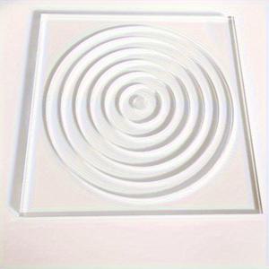 TEMU 멀티링 라우터 템플릿 몰드 - 레이저 커팅 투명 정밀 목공 도구, 6단계 조절 가능한 원형 크기 (1.5