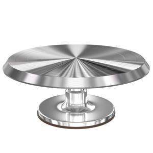 TEMU 12인치 케이크 베이킹 턴테이블 데코레이팅 스탠드, 알루미늄 합금 밀짚 트레이, 회전식 케이크 플레이트 가정용 베이킹 도구, 12인치 알루미늄 합금 케이크 턴테이블, 케이크 데코레이팅 스탠드 가정용 베이킹 도구 스프레딩