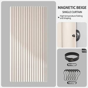 TEMU 모던 그레이 접이식 샤워 스크린, 튼튼한 블랙 후크와 질감 있는 폴리에스터 디자인, 세탁기 사용 가능, 간편한 설치, 욕실 프라이버시 제공, 사계절 사용 가능 욕실 장식