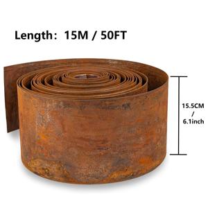 TEMU 다섯 가지 사이즈, 금속 정원 가장자리