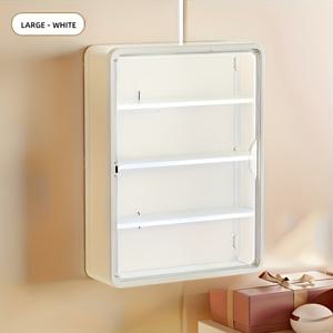 TEMU 아크릴 벽걸이형 디스플레이 캐비닛 | 수집품 및 보석을 위한 다층 수납 랙, 공간 절약형 정리함, 크리스마스 및 할로윈 선물로 이상적, 다용도 랙