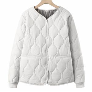 TEMU 여성용 경량 빅 사이즈 퀼팅 패딩 보온 재킷