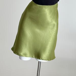 TEMU 사계절 착용 가능한 스커트, 새틴 슬림핏 지퍼 미니 스커트, 우아한 파티, Y2K, 캐주얼 엘레강스, 휴가, 외출, 출퇴근, 집, 사교 행사, 발렌타인데이, 새해 의상, 여성 의류