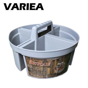 TEMU VARIEA 헤비듀티 휴대용 공구함 - 두꺼운 수납 박스 & 폴리프로필렌 백패널 - 전기공, 정비공, 건설 현장, 목공, 야외 사용에 적합한 헤비듀티 공구 케이스