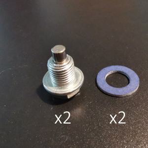 TEMU 토요타 코롤라, 캠리, RAV4, 시에나, 타코마, 렉서스, 닛산, 인피니티용 M12x1.25mm 엔진 자석 오일 배수 플러그와 가스켓 - 내구성 있는 금속 구조, 쉬운 설치, 안전한 핏, 엔진 오일 배수 플러그, 차량 유지보수, 매끄러운 메탈릭 마감, 신뢰할 수 있는 성능, 자동차 부품, 자동차 애호가