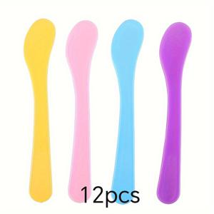 TEMU 12개 페인트 섞기 스틱, 재사용 가능한 레진 에폭시 액체 페인트 및 유체 페인팅용, 4가지 색상 (15cm/5.9인치)