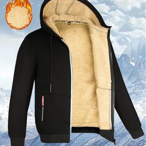 TEMU 남성 캐주얼 스포츠 플러스 자켓 패션 후드 카디건 지퍼 트렌드 자켓