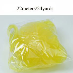 TEMU 22m/24야드 신축성 있는 메쉬 튜브 리본 트림 크리스마스 휴일 공예품 가정 파티 장식 헤어 타이