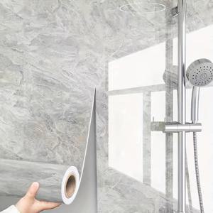 TEMU 욕실용 방수 스티커, 변기 타일용 자체 접착식 벽 데칼, 흠집을 가리는 벽 마감재, 대리석 벽지