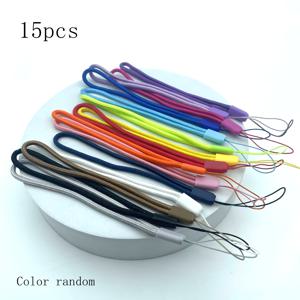 TEMU 15개 핸드폰 랜야드 세트 - 카메라, 액션캠, 셀카봉, 손전등, 보조배터리, USB 드라이브, 물병용 멀티 기능 랜야드. 랜덤 컬러 포함. 휴가 선물로 이상적