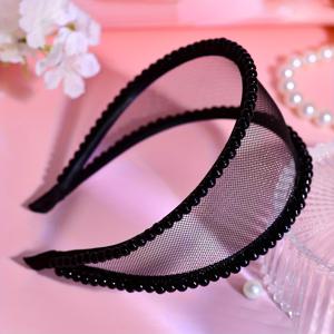 TEMU 다용도이고 사용하기 쉬운 헤어밴드. 데일리룩으로 완벽하며, 세안용으로도 좋습니다. 클래식 블랙 색상, 모델 A264