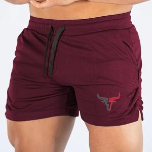 TEMU 2025 브랜드 남성용 피트니스 반바지 (러닝 및 트레이닝용), 속건성 수영복 트렁크 (140G 원단, 3분할 비치 팬츠)