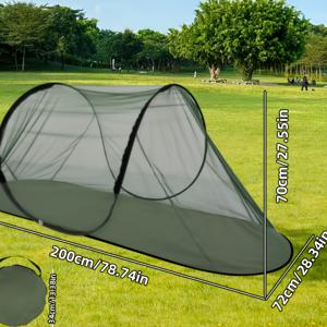 TEMU 파티용 군청색 보트형 모기장 - 더 넓고 높은 휴대용 접이식 디자인, 조립 불필요, 내구성 폴리에스터 소재, 캠핑, 하이킹, 해변 및 뒷마당용 할로윈, 크리스마스 이벤트 & 파티 용품