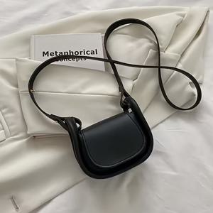 TEMU 미니 크로스백 1개 여성용 패션 디자인 단색 작은 립스틱 가방 트렌드 정교한 메신저 토트 핸드백