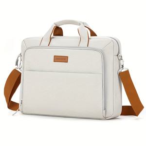 TEMU 데일리 출퇴근을 위한 스타일리시한 브리프케이스, 컴퓨터를 완벽하게 보호하는 패딩된 수납 공간이 있는 대형 노트북 가방. 비즈니스 출장 및 여행에 적합하며 숄더백으로 사용할 수 있습니다. 크로스바디 사용을 위한 다중 레이어가 특징이며 출퇴근에 이상적입니다.