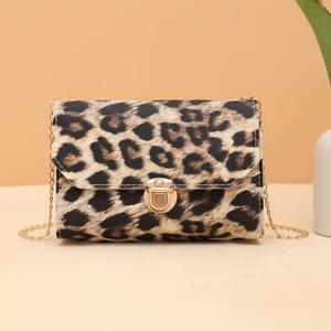 TEMU 일상 쇼핑 스타일 다용도 一眼 숄더 크로스백, 스몰 스퀘어 애니멀 프린트 체인 지갑