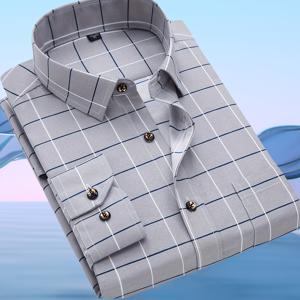 TEMU 트렌디한 남성 프린트 캐주얼 셔츠 - 다양한 상황에서 착용 가능