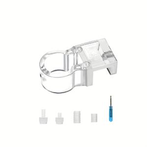 TEMU 수조 입/출구 파이프 고정 홀더 - 투명 내구성 플라스틱 어항 호스 커넥터, 도구 없이 설치 가능, 부식 방지 및 공간 절약형 디자인, 담수/해수 시스템용, 다중 파이프 호환 (도구/배터리 불필요), 컴팩트 커넥터, 고품질 연결부, 수족관 애호가를 위한 제품