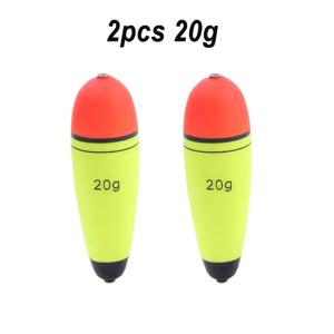 TEMU 2개 세트 수직 플로팅 낚시 부유체, EVA 낚시 부유체, 장거리 캐스팅에 적합, 수력 발전소 및 연못 사용, 무게 10//40/50G
