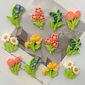 TEMU 냉장고용 인조 꽃 부케 자석 12개 세트 - 주방, 사무실, 화이트보드, 보관 캐비닛, 식기세척기용 완벽한 귀여운 장식, 크리스마스, 발렌타인데이, 추수감사절, 어버이날, 졸업 선물로 이상적