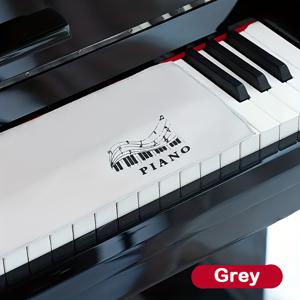 TEMU 피아노 키보드용 먼지 덮개, 삼각형 우프 전기 피아노 커버, 키용 천, 페달 보호 커버, 벤치 다리 보호 커버, 다양한 악기에 적합한 세트, 간편하고 현대적인 디자인, 53.15X5.91인치