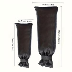 TEMU 2개 크리에이티브 야외용 동파 방지 커버 - 정원 잔디밭 및 마당 소화전 단열용, 안전 고정 스트랩 포함