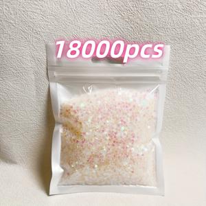 TEMU 18000개 화이트 스타 글리터 컨페티, 홀로그래픽 두꺼운 플레이크, 가을/겨울 이벤트, 생일, 크리스마스&파티 장식용, 아트, 공예, 네일아트, 슬라임, 텀블러, 레진 공예&테이블 액센트에 완벽