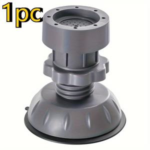 TEMU 미끄럼 방지 흡착판 발이 있는 높이 조절 스탠드, 세탁기, 냉장고, 식기세척기 및 건조기에 적합 - 내구성이 뛰어난 플라스틱 및 금속으로 제작되었으며, 진동 감소 장치가 장착되어 설치가 용이합니다.