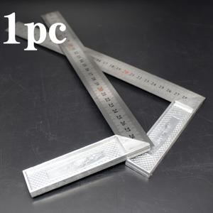 TEMU 300mm 듀얼 스펙 핸들 직각자 | 듀얼 스케일 고정밀 측정 도구 | 엔지니어링 측량 / 목공 마킹 / 홈 / 기계 조립 | 직각 90° 정밀 캘리브레이션 | 아노다이징 내마모성