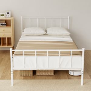 TEMU Homall 철제 침대프레임 침대깔판 매트리스 받침대 바닥 깔판 슈퍼싱글 화이트
