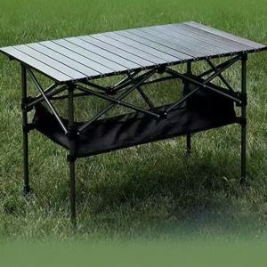 TEMU 접이식 휴대용 캠핑 테이블 캠핑 테이블 캠핑 롤 테이블 야외용 접이식 테이블