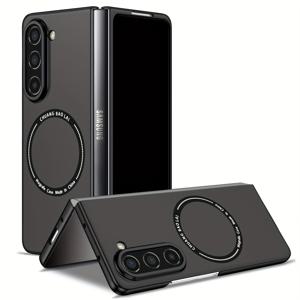 TEMU 폰 케이스: 자기식 무선 충전 스타일리시 폴더블 폰 케이스, Z Flod 5, Z Fold4, Z Fold3 호환