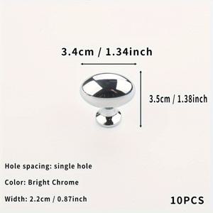 TEMU 신발장 및 옷장용으로 설계된 캐비닛 문용 타원형 손잡이 10개, 모던하고 미니멀한 스타일