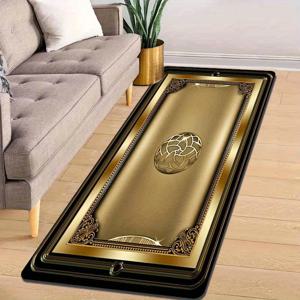 TEMU 1개 두꺼운 1.1cm 거실 바닥 매트, 고급 패턴 프린팅 미끄럼 방지 내마모성 주방 현관 발코니 홈 데코레이션용