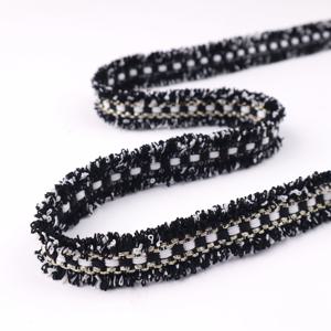 TEMU 브레이드 트림 프린지 레이스 트림 2야드 커튼 코스튬 공예 및 재봉용 장식 리본