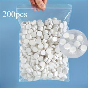 TEMU 100/200개 압축 타월, 휴대용 일회용 타월, 경량 원형 캠핑 타월, 여행 호텔 및 야외 활동 필수품