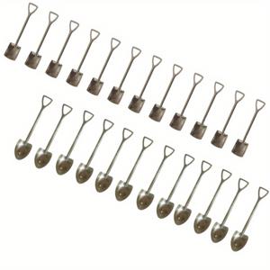 TEMU 12/24개 스테인리스 스푼, 커피 스푼, 수박 스푼, 디저트 스푼, 실버 스푼, 일상 사용 및 선물용