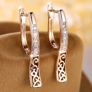TEMU 레트로 스타일 민족풍 신부 귀걸이 한 쌍, 알레르기 방지
