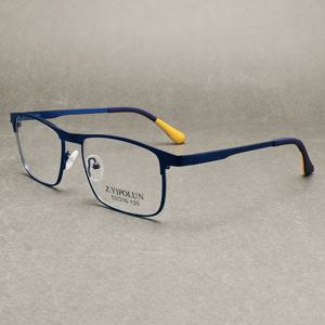 TEMU 플라노 안경 슬링샷 스테인리스 스틸 소재 플라노 안경 중성 스타일 플라노 안경 광학 안경